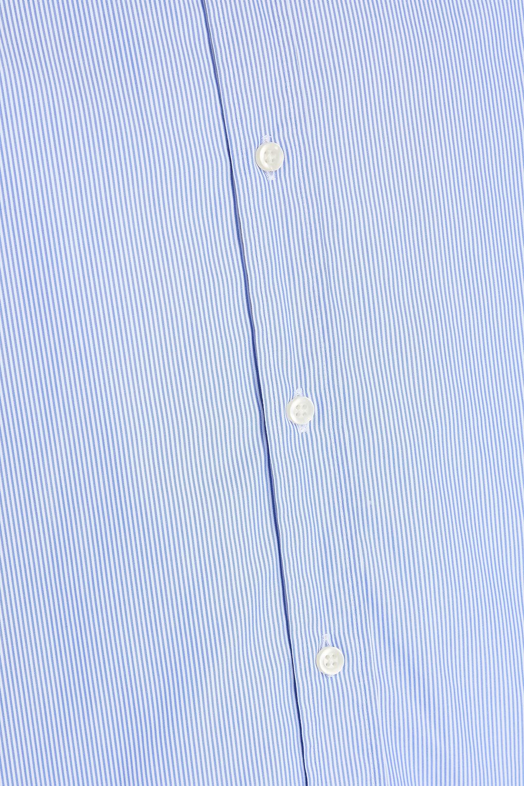 OFFICINE GÉNÉRALE Gaston striped cotton-poplin shirt
