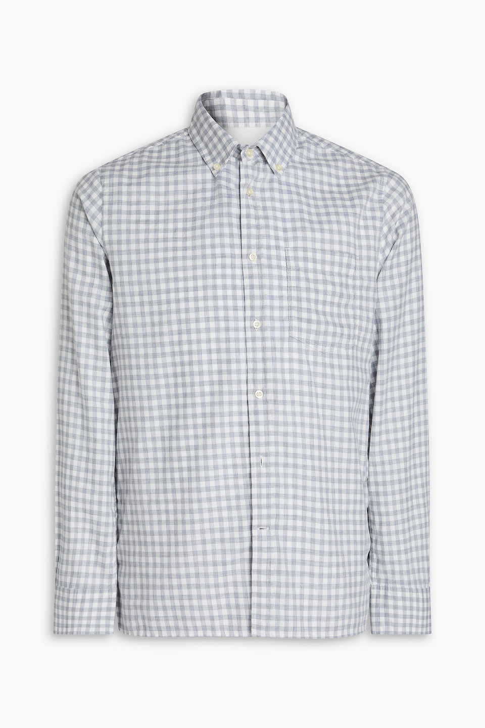 Officine Générale Arsene gingham cotton-twill shirt