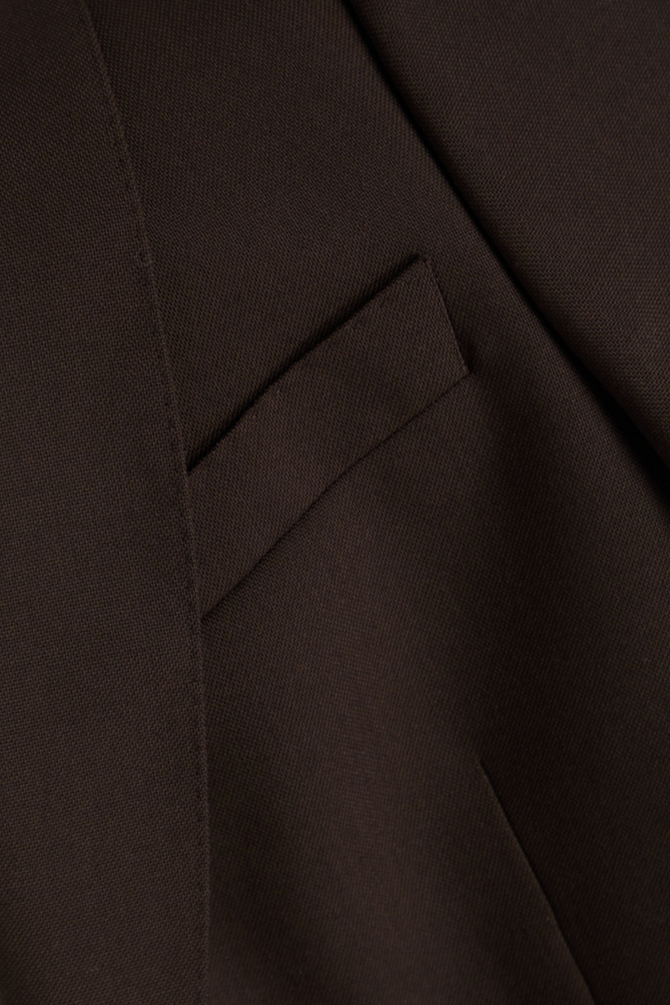 Officine Generale Giovanni Grain De Poudre Wool Suit Jacket In Brown