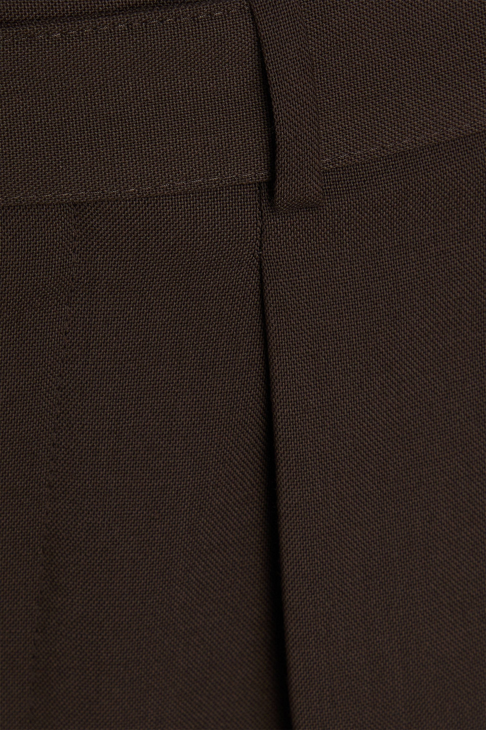 Officine Generale Pierre Tapered Grain De Poudre Wool Pants In Brown