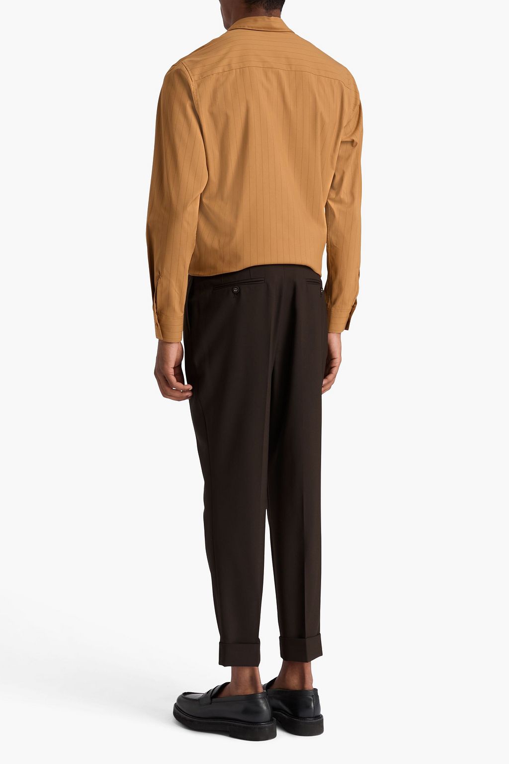 OFFICINE GÉNÉRALE グランドプードルウール テーパードパンツ