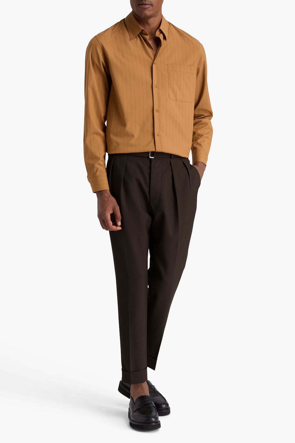 OFFICINE GÉNÉRALE グランドプードルウール テーパードパンツ