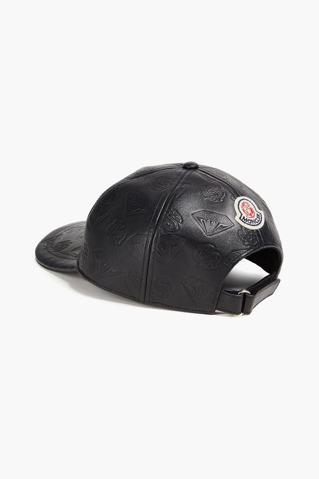 MONCLER X BILLIONAIRE BOYS CLUB Embossed leather baseball cap