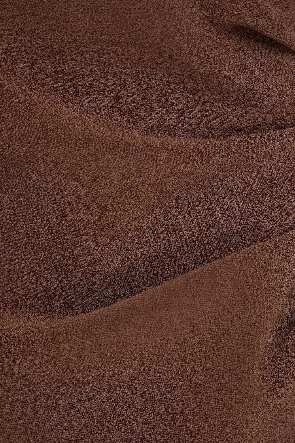 BEC & BRIDGE ストレッチクレープ ミディワンピース ドレープ入り