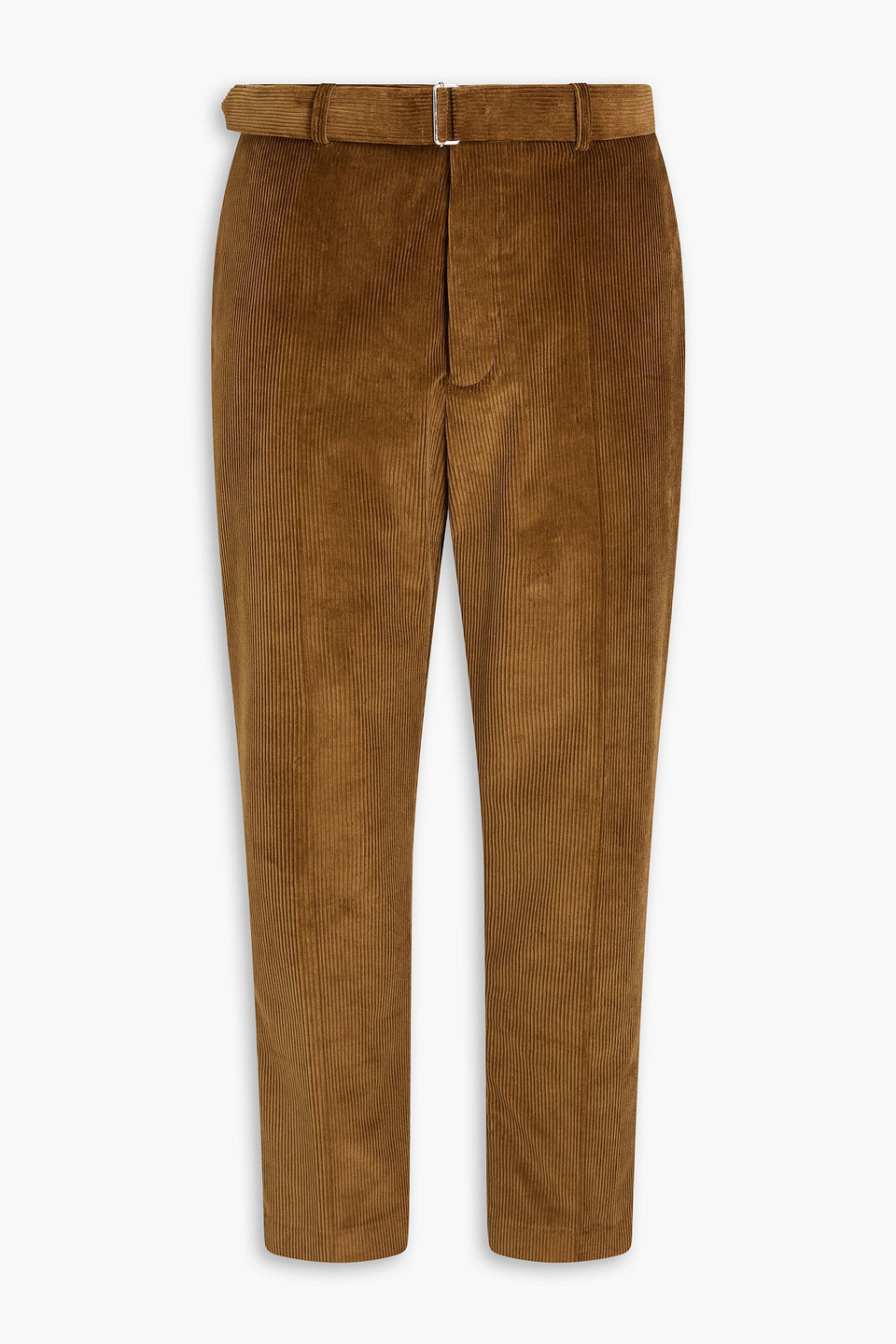 officine générale - shoche tapered cotton-corduroy pants - brown - it 52