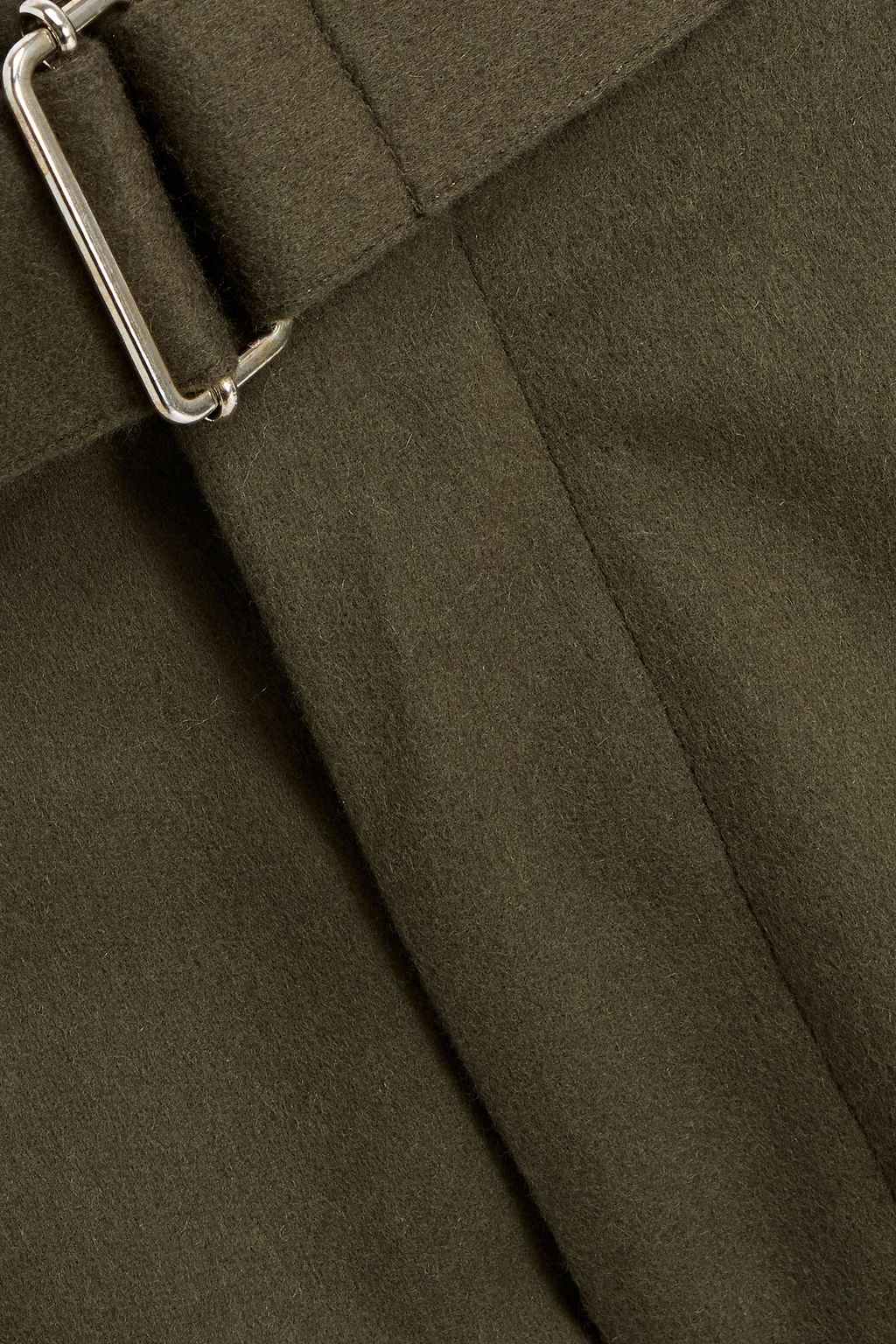 OFFICINE GÉNÉRALE ウール&カシミヤ混フランネル パンツ