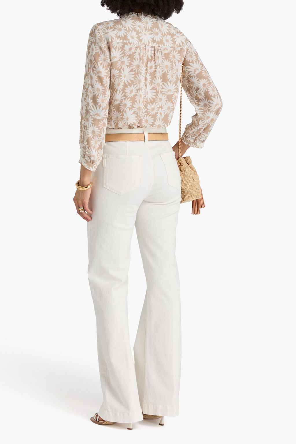 PAIGE Leenah high-rise flared jeans