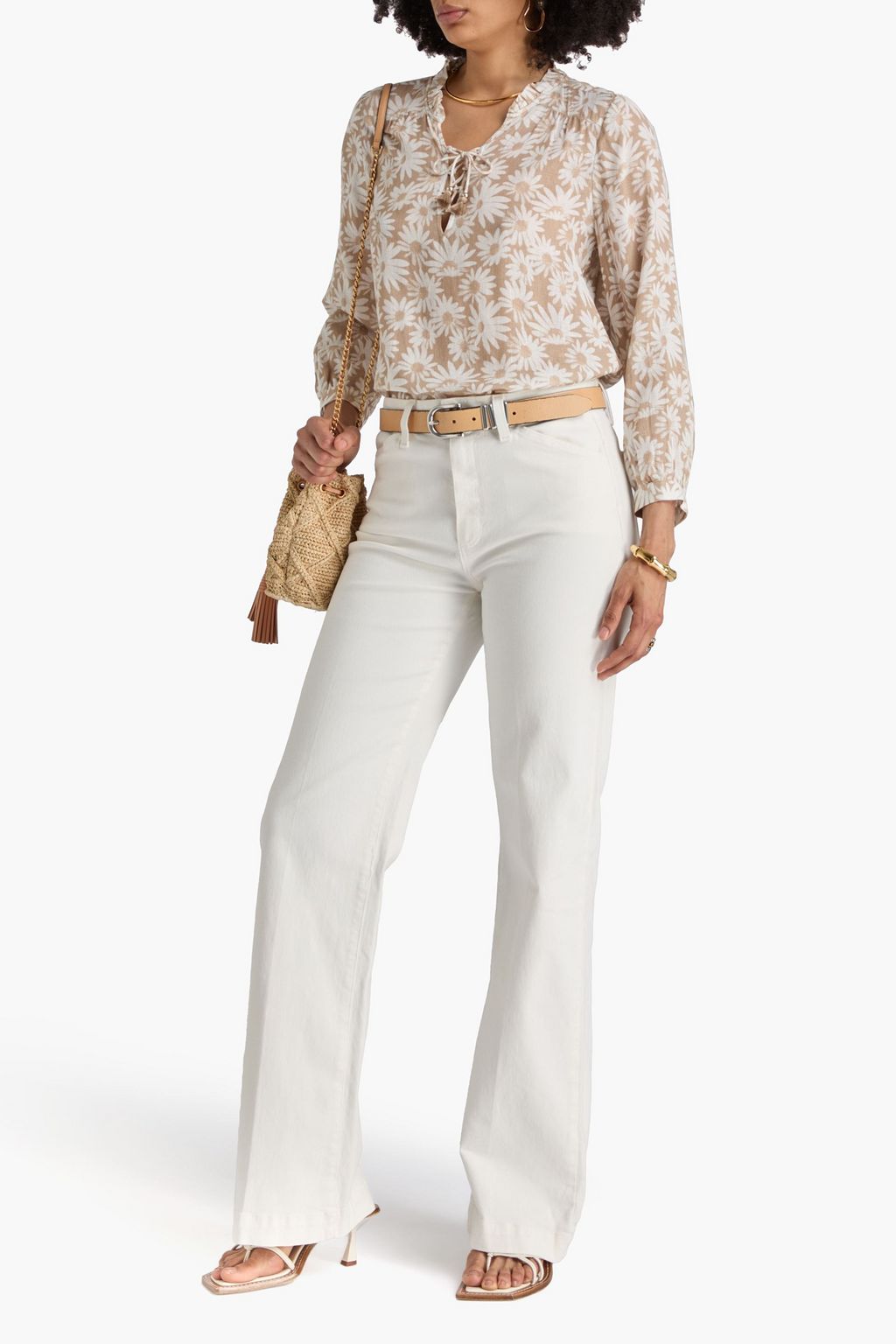 PAIGE Leenah high-rise flared jeans