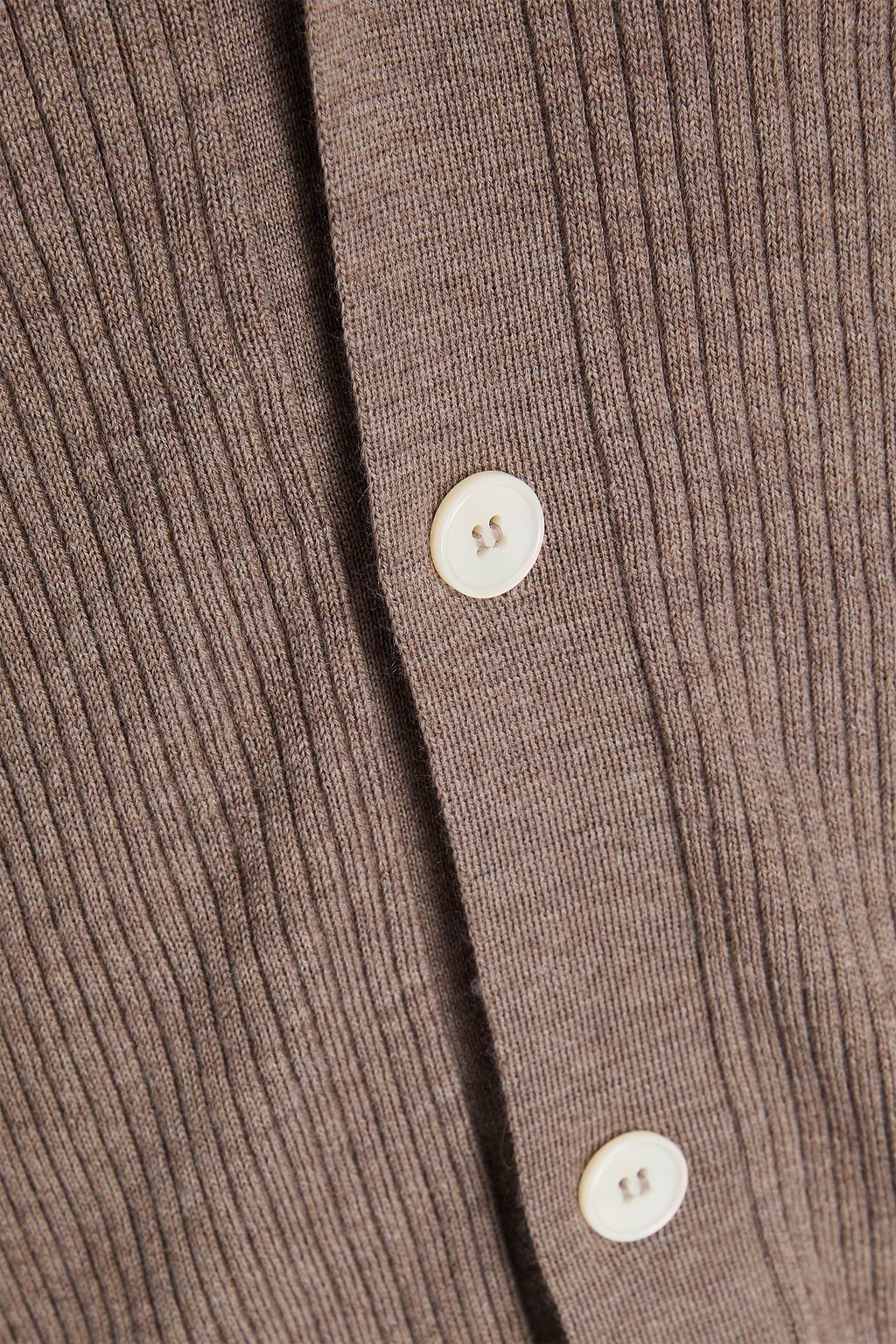 OFFICINE GÉNÉRALE Miles ribbed wool cardigan