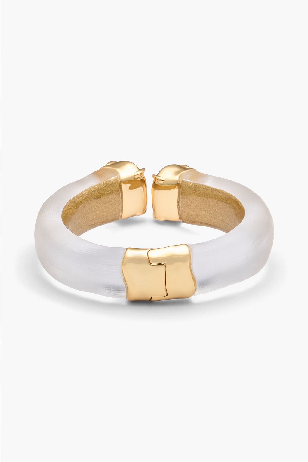 ALEXIS BITTAR Gold-tone crystal cuff