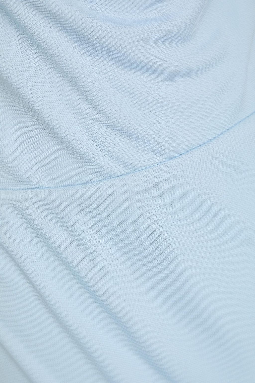 BEC & BRIDGE Maxikleid „Lexie“ aus Stretch-Strick mit Rückenausschnitt und Kristallverzierung