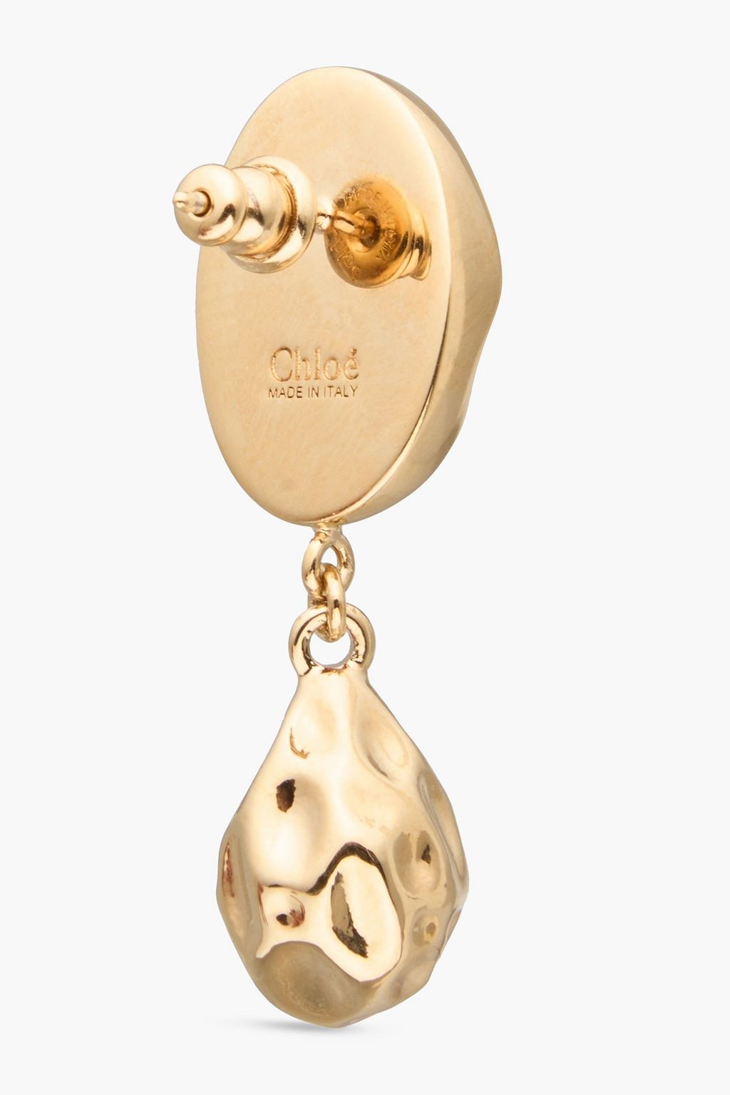 CHLOÉ Sybil gold-tone stone earrings