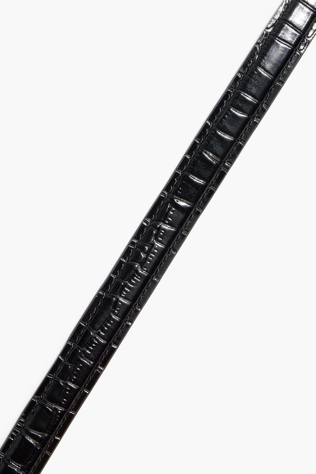ANINE BING Nicola croc-effect leather belt