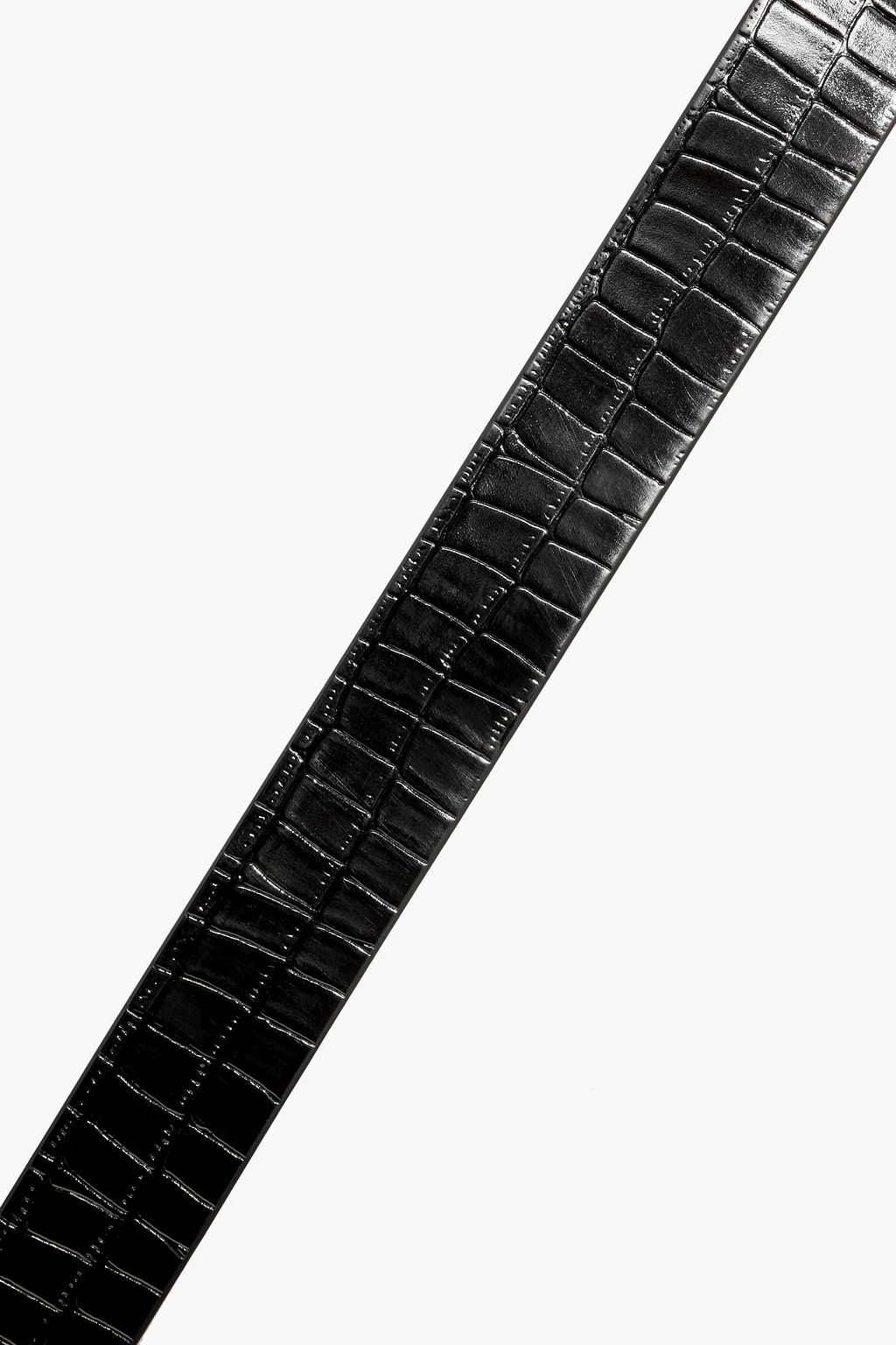 ANINE BING Mila croc-effect leather belt