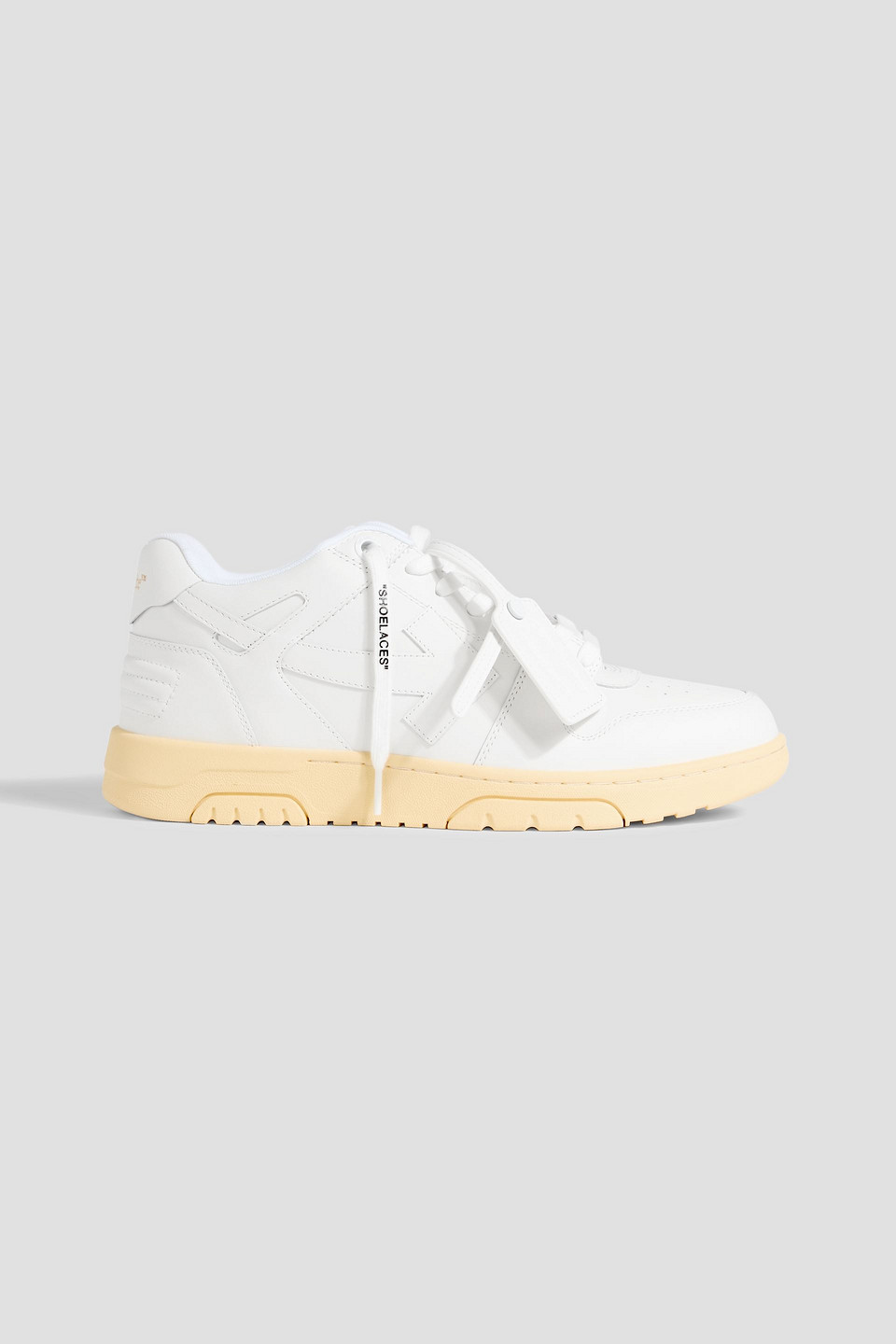 off-white - out of office leather sneakers - white - eu 39