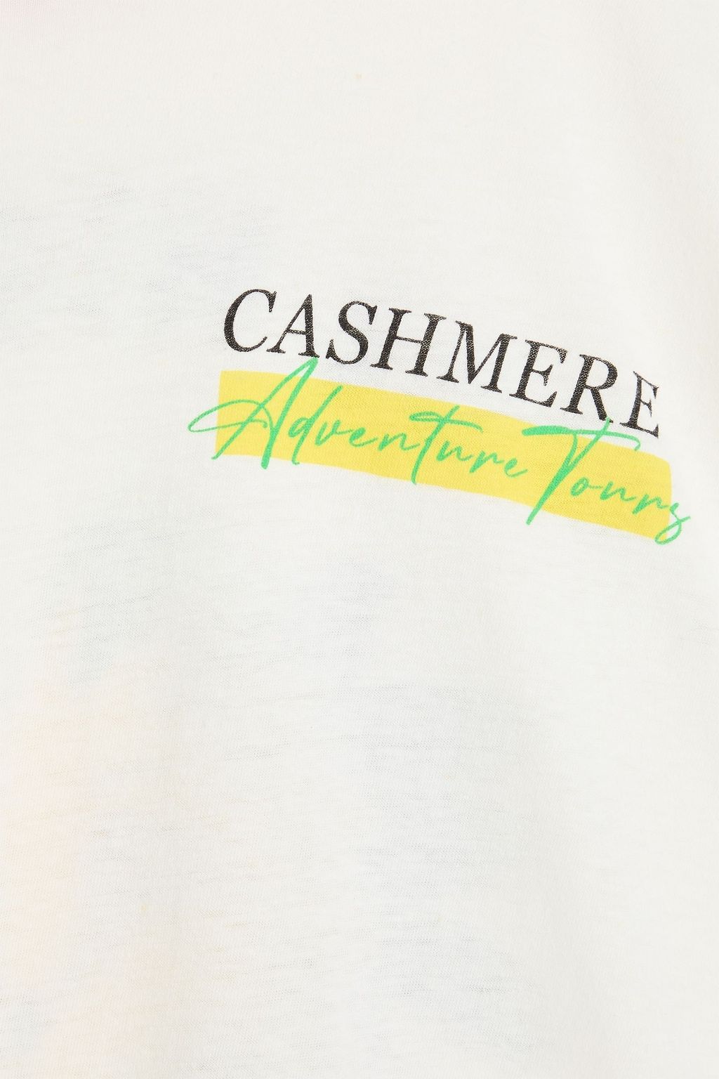 THE ELDER STATESMAN Adventure Hours printed cotton and linen-blend jersey T-shirt