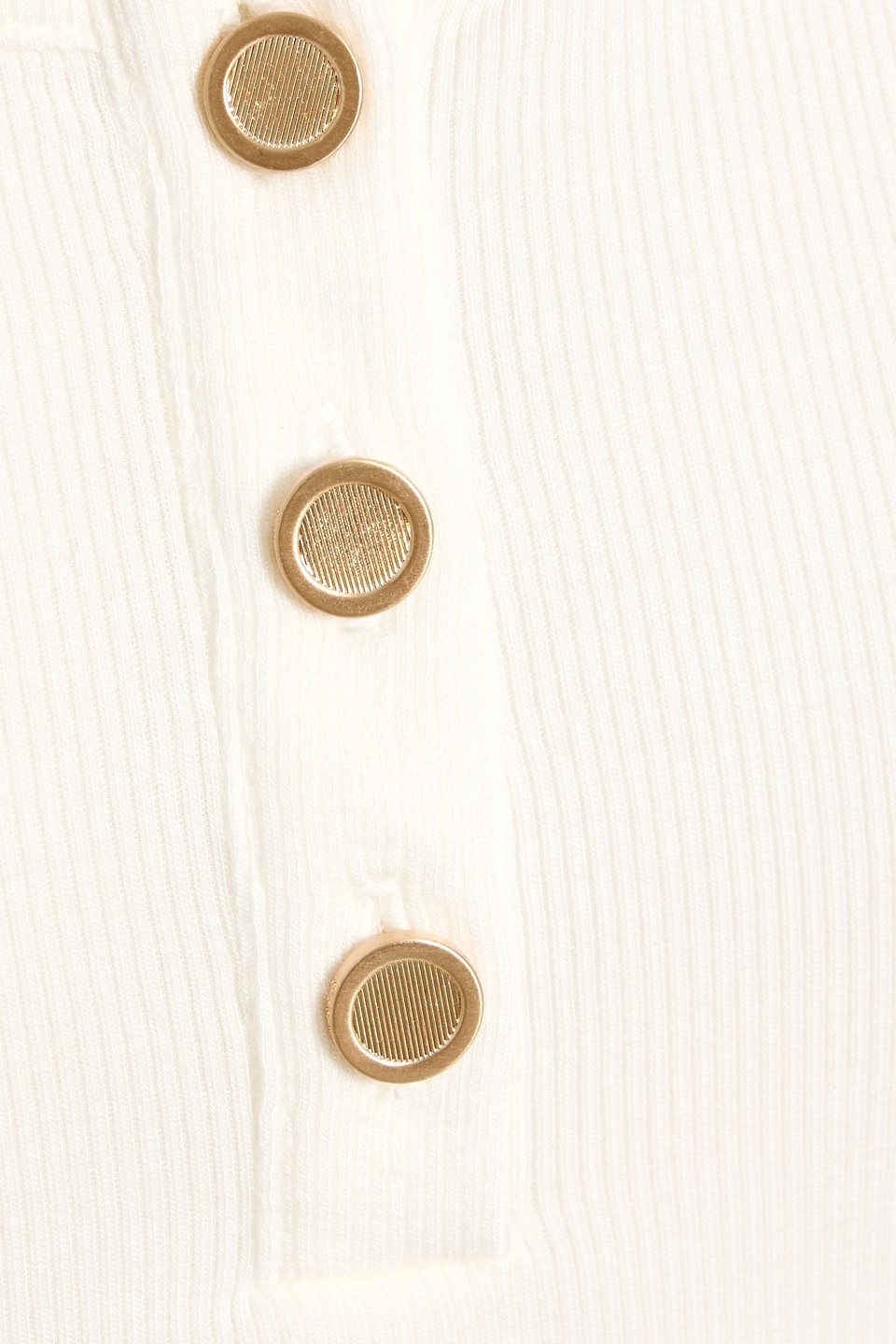 Frame Ribbed Stretch-modal Tank In White