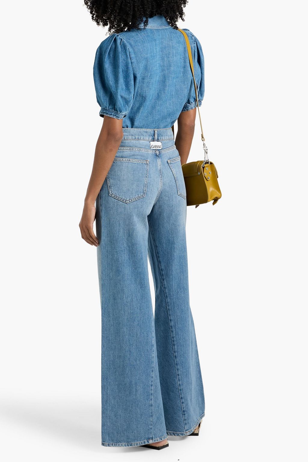 FRAME Sailor denim blouse