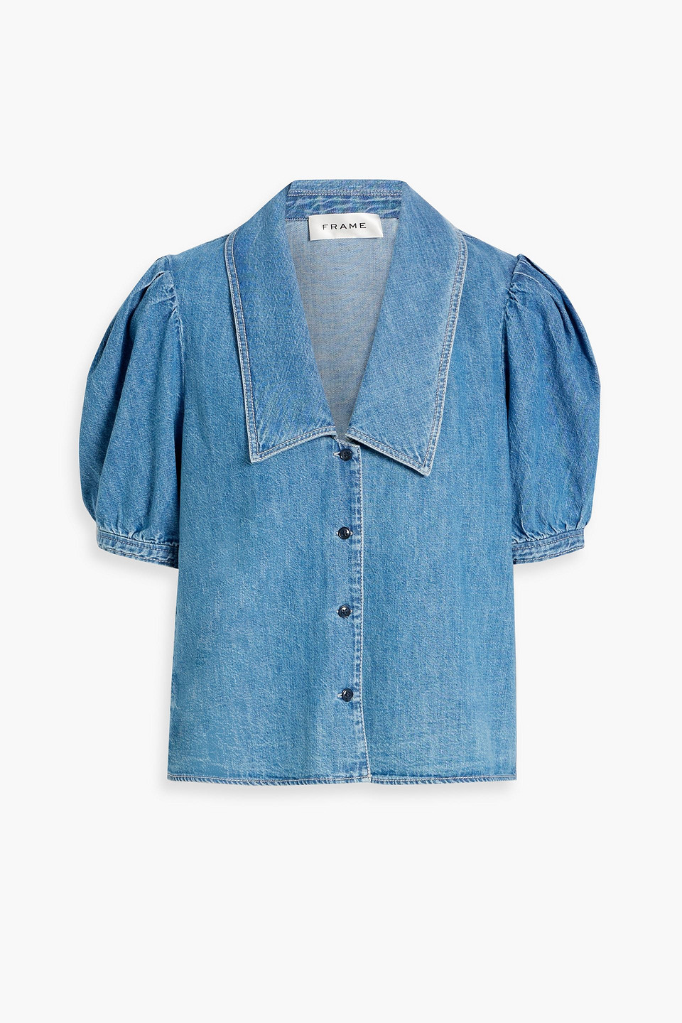 Frame Sailor Denim Blouse