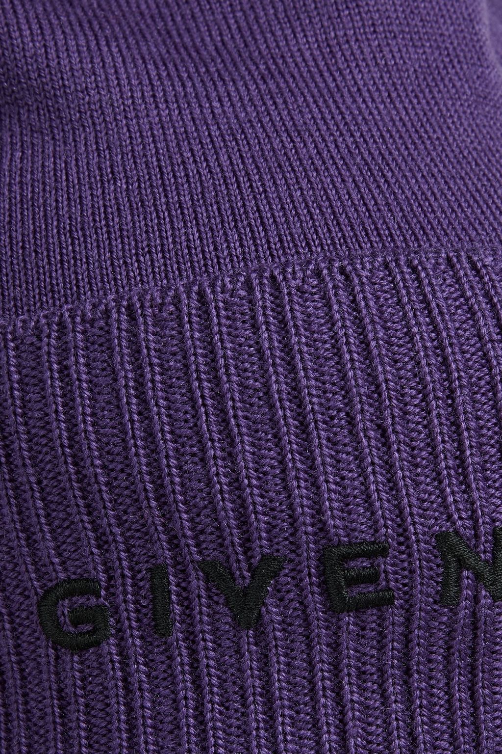 GIVENCHY قبعة بيني من الصوف بتصميم مطرّز