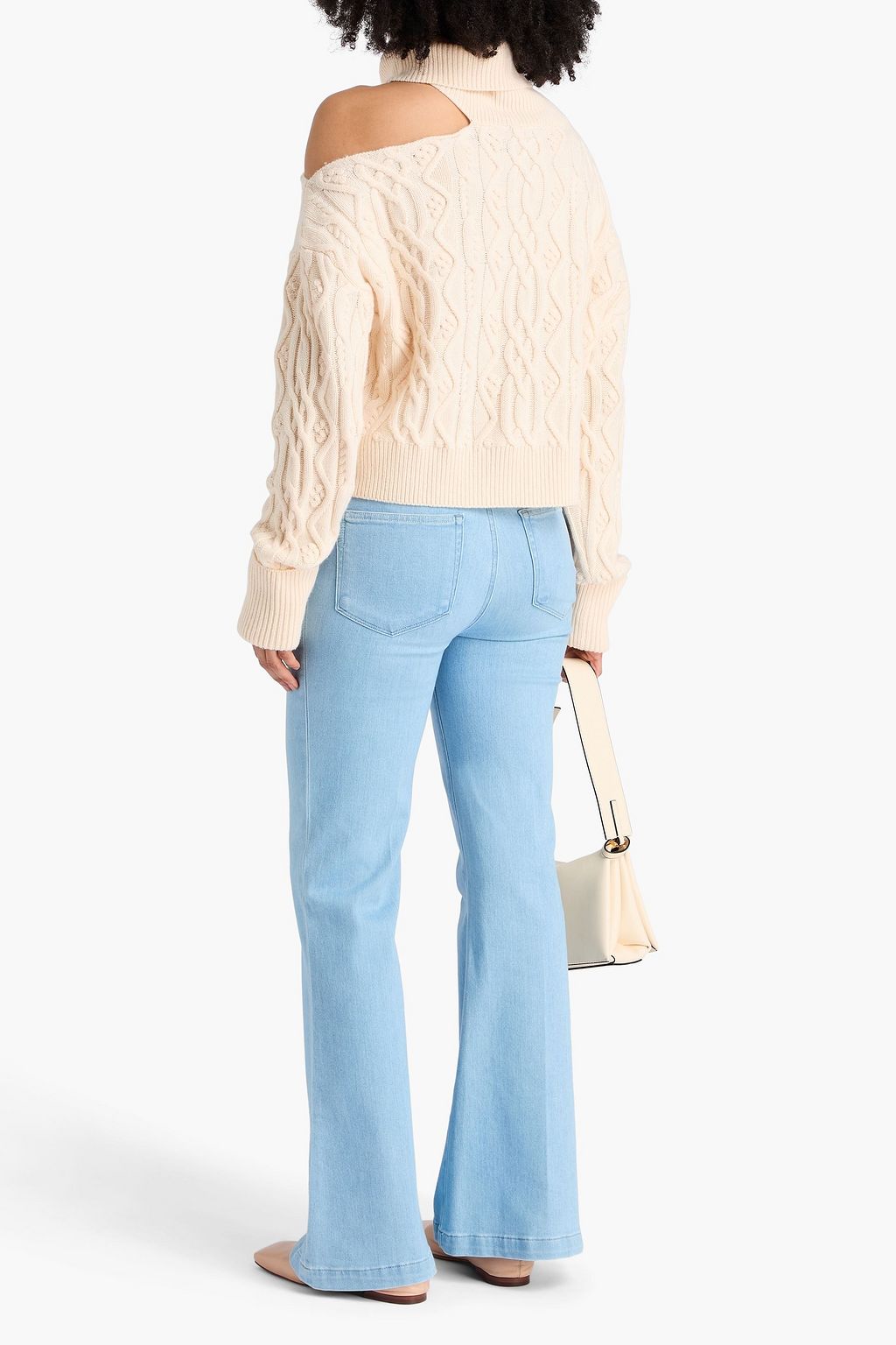PAIGE Genevieve mid-rise flared jeans