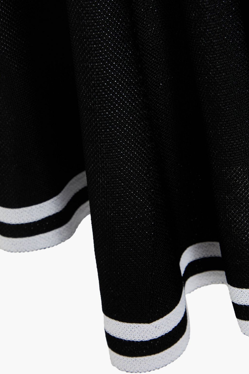 BALMAIN Striped jacquard-knit mini dress