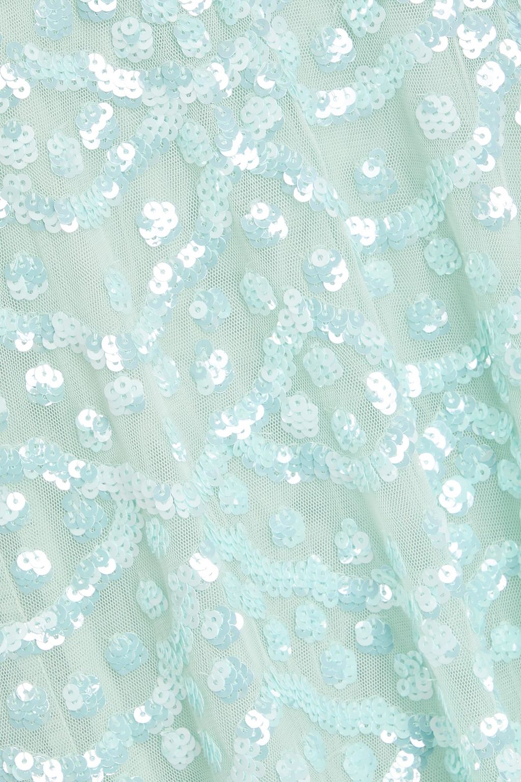 NEEDLE & THREAD Sequined tulle gown