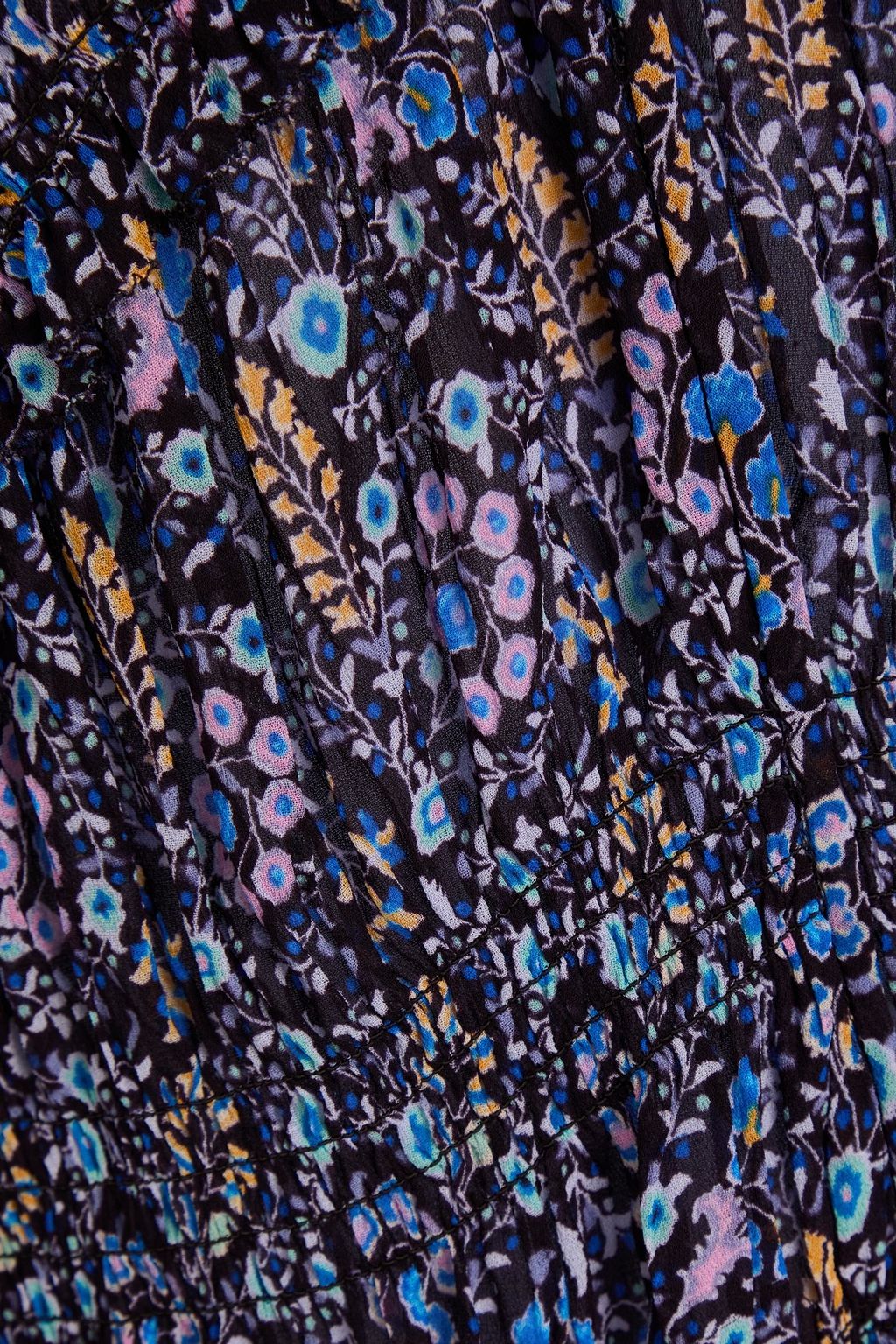 MARANT ÉTOILE Nibel floral-print crepon blouse
