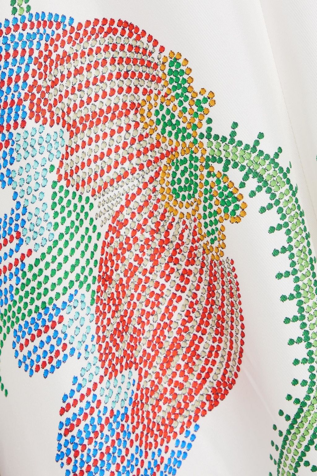 LA DOUBLE J Bedrucktes Maxikleid aus Seiden-Twill