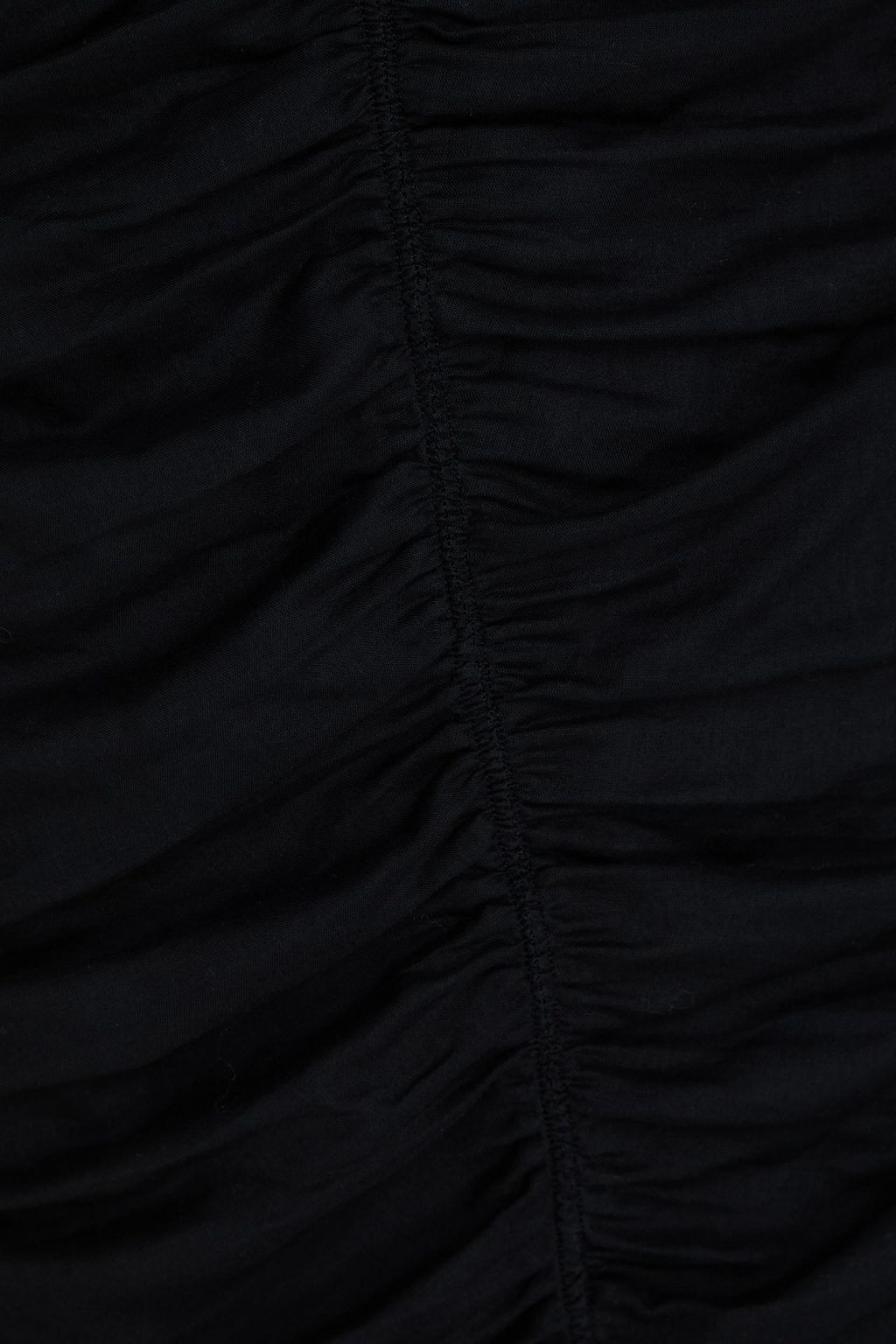 MARANT ÉTOILE Sireny ruched cotton-voile mini dress