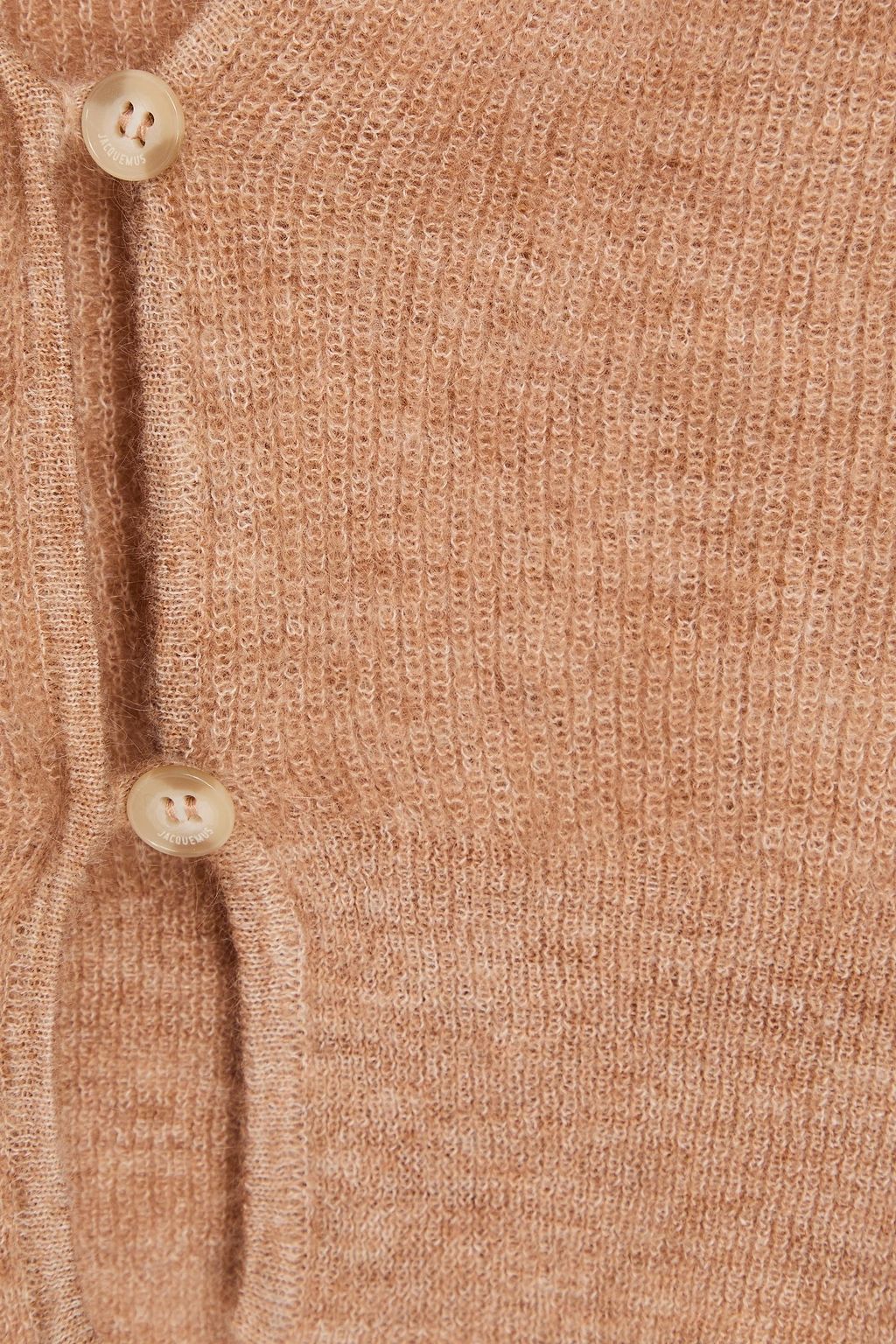 JACQUEMUS Alzou Cropped Cardigan aus einer gerippten Mohairmischung