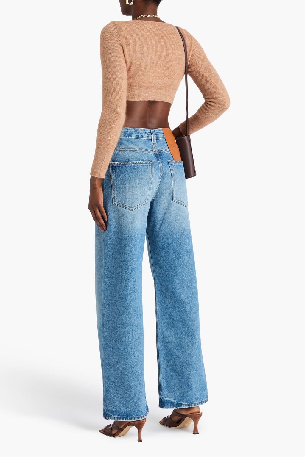 JACQUEMUS Alzou Cropped Cardigan aus einer gerippten Mohairmischung
