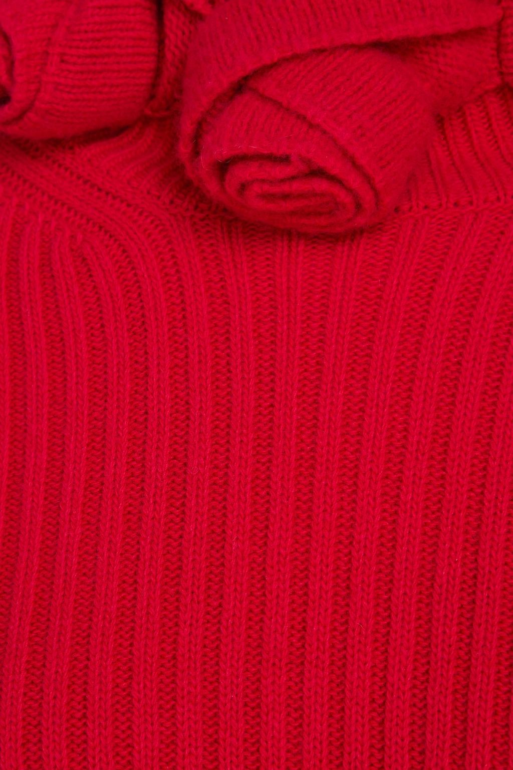 BLUMARINE Ribbed wool mini dress