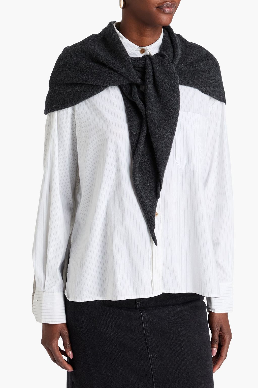EXTREME CASHMERE Cashmere-blend scarf