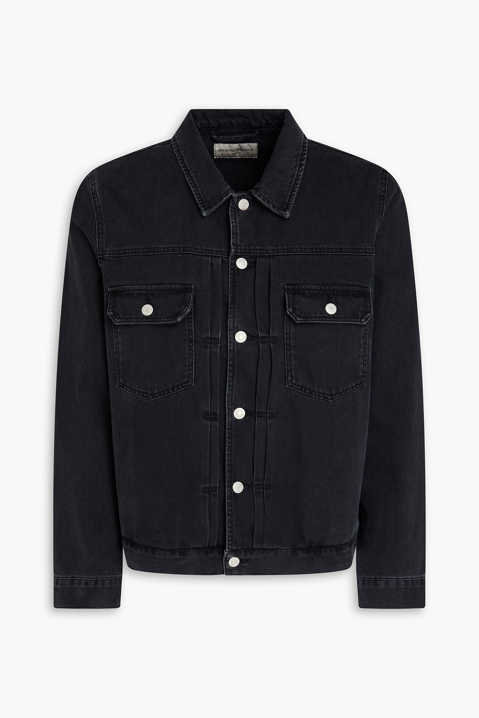 Officine Generale Loick Denim Jacket In Blue