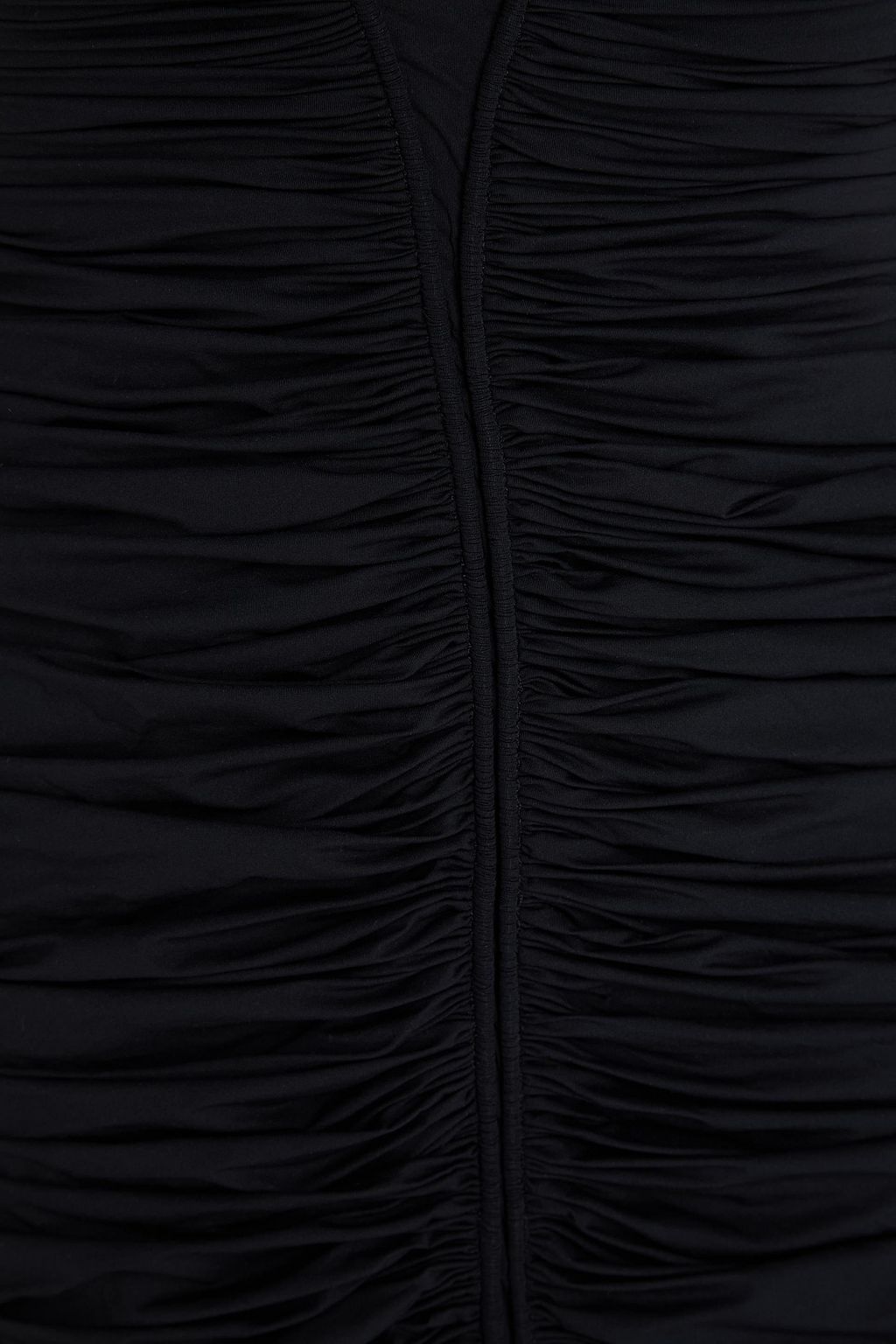 MUGLER Ruched cutout stretch-jersey mini dress