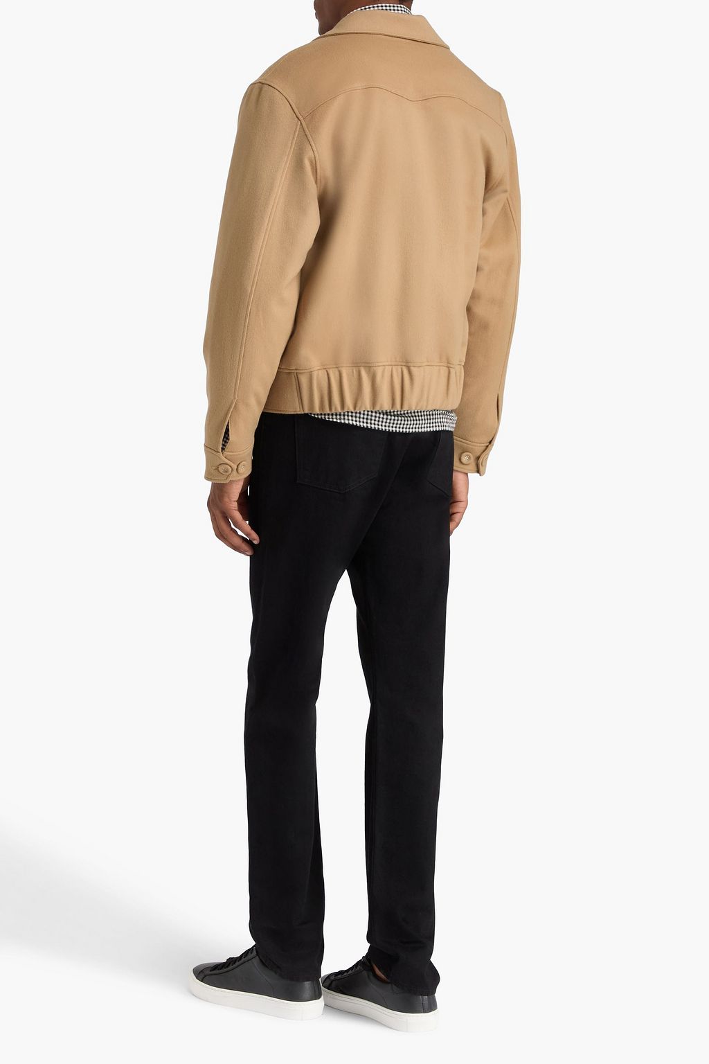 OFFICINE GÉNÉRALE Matty wool and cashmere-blend felt jacket
