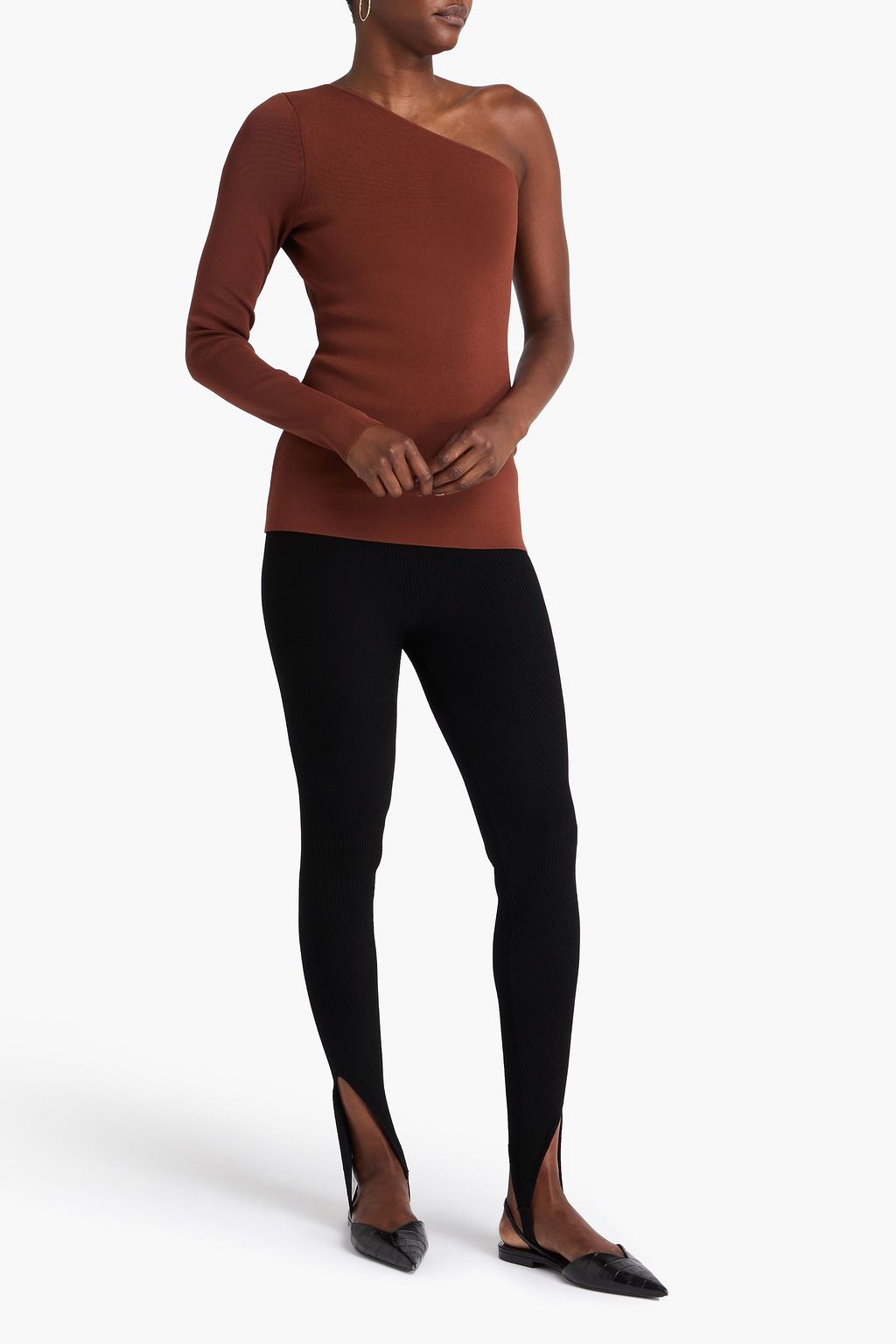 VB BODY VICTORIA BECKHAM Strickoberteil mit asymmetrischer Schulterpartie