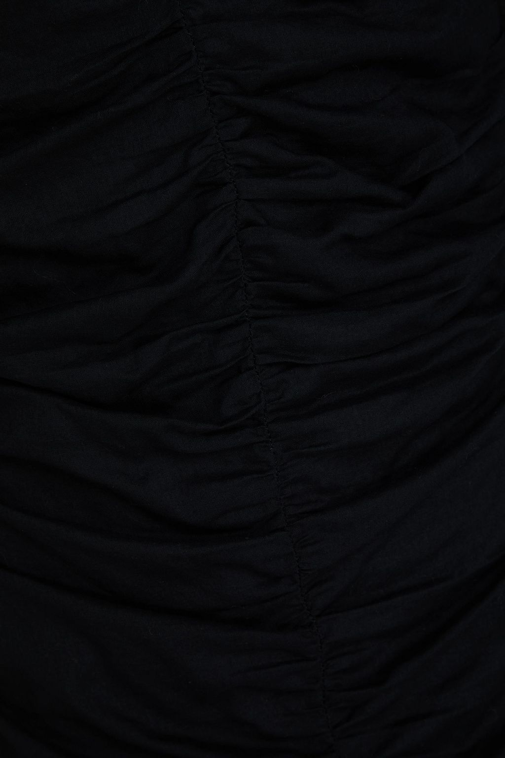 MARANT ÉTOILE Ruched cotton-voile mini dress