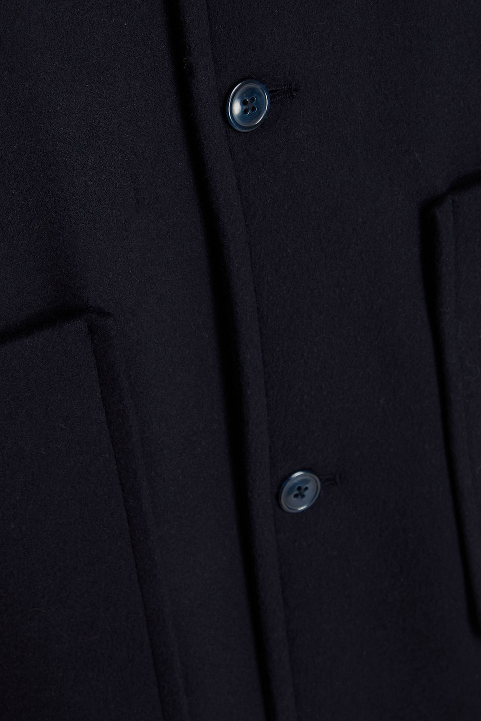 Officine Generale Barthelemy Wool And Cashmere-blend Felt Jacket In Blue