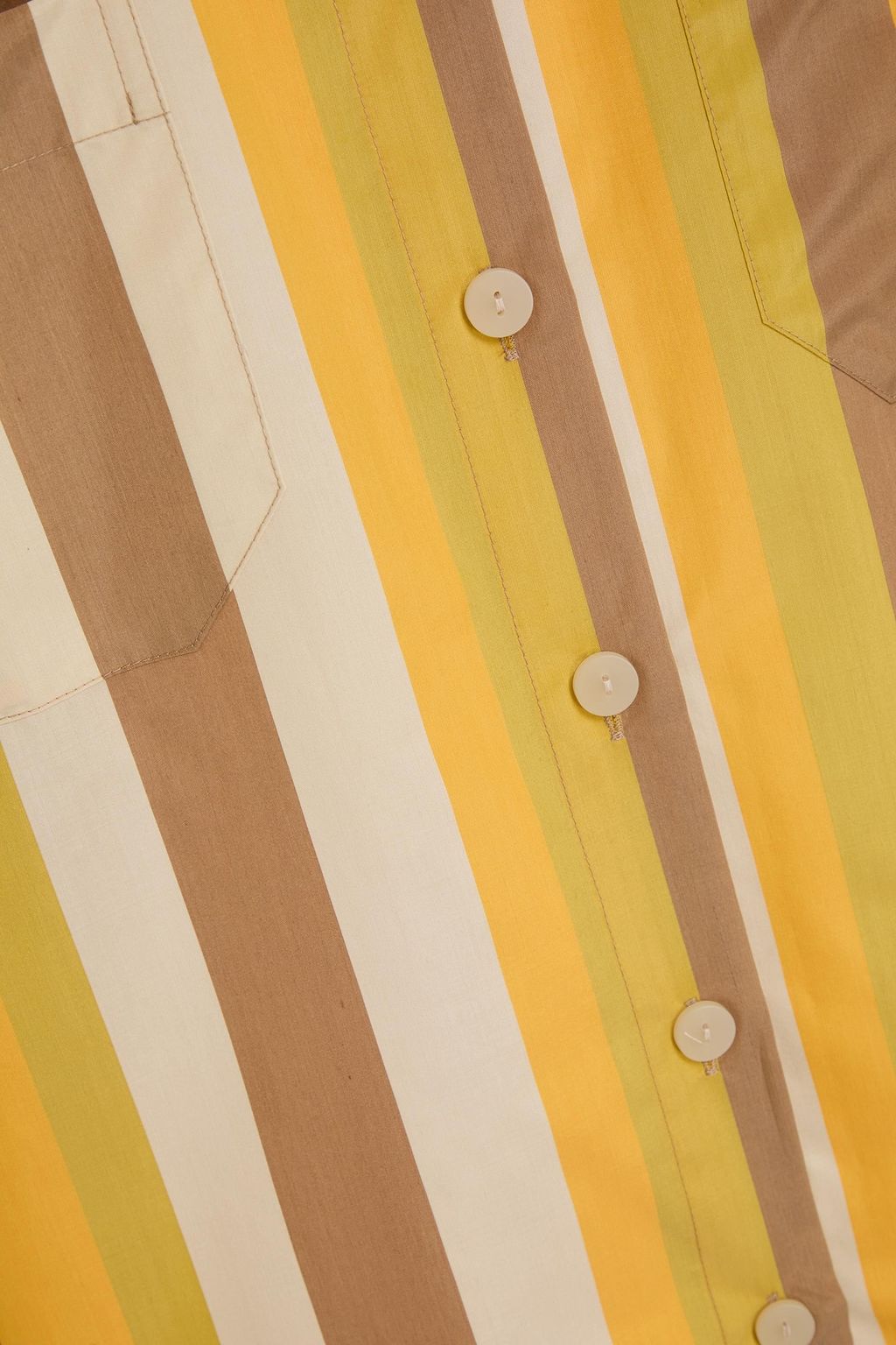 CHRISTOPHER ESBER Delphine striped silk-blend poplin shirt