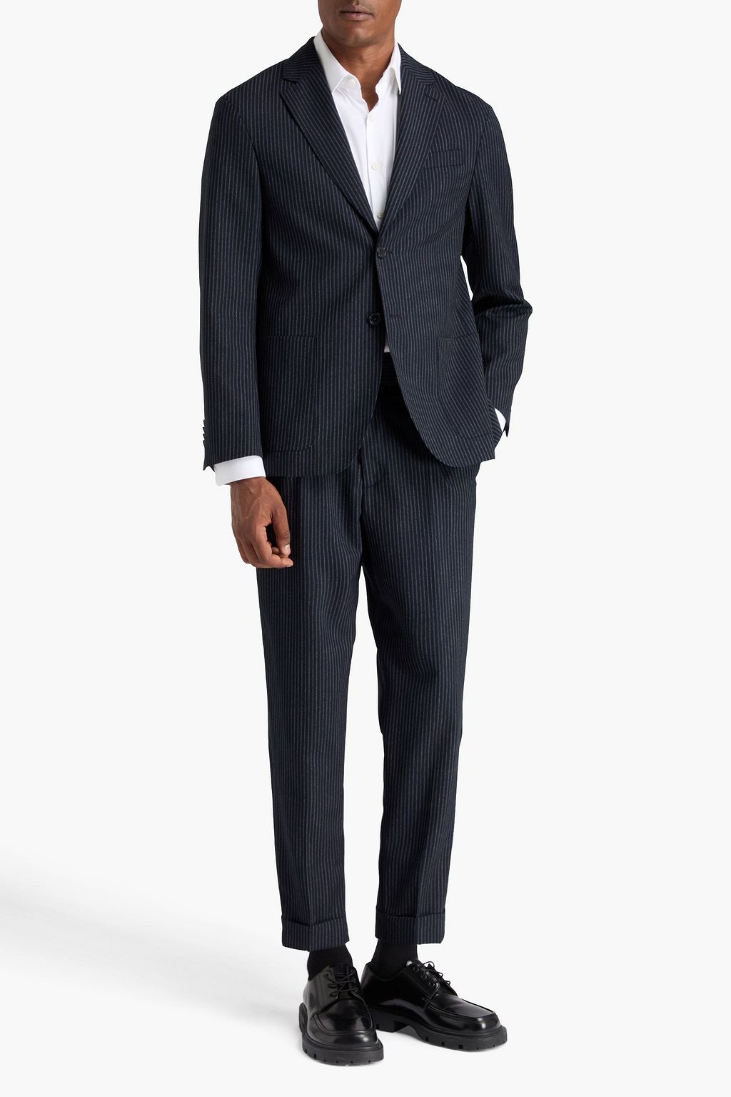 OFFICINE GÉNÉRALE Michel pinstriped wool blazer