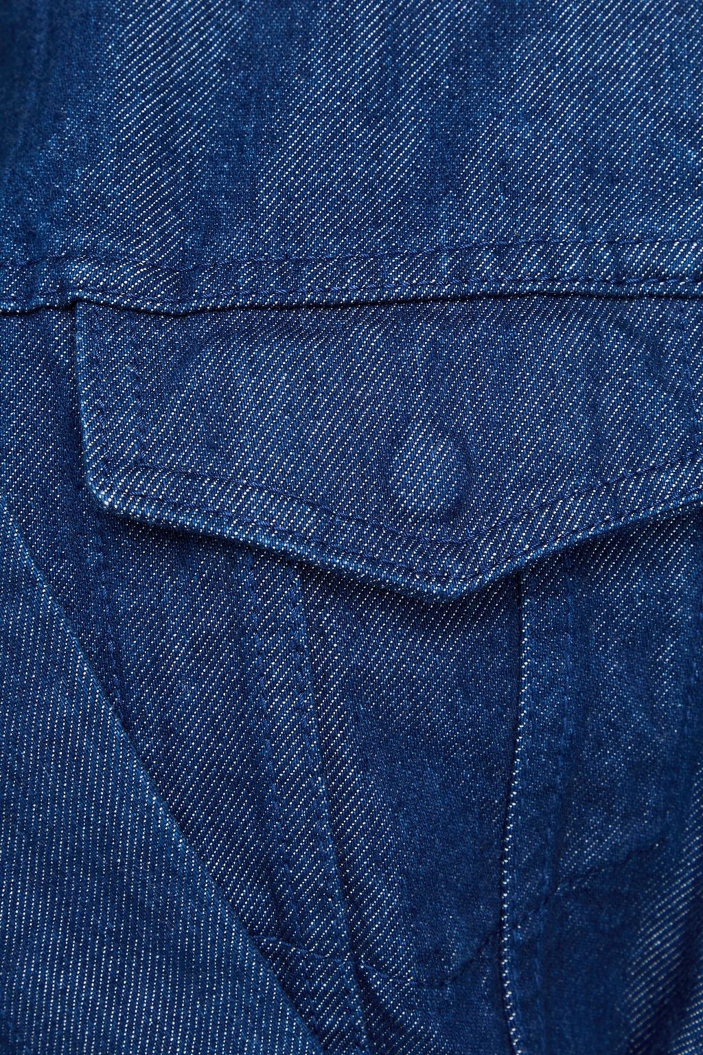 MARQUES' ALMEIDA Asymmetric frayed denim jacket