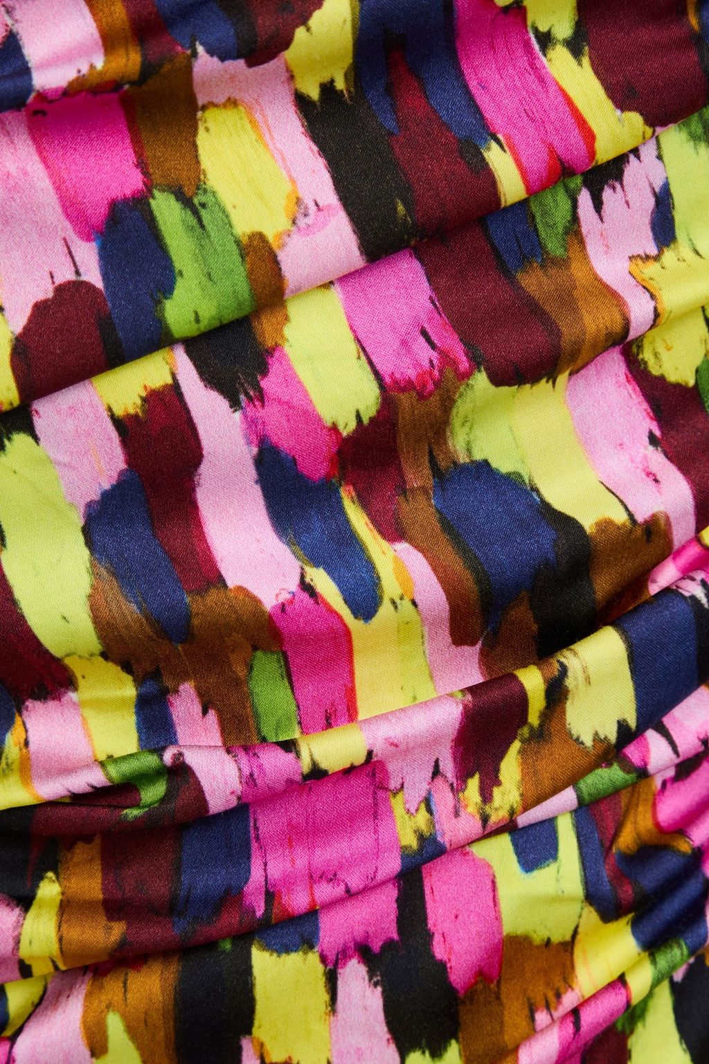 BRØGGER Loretta ruffled printed sain top