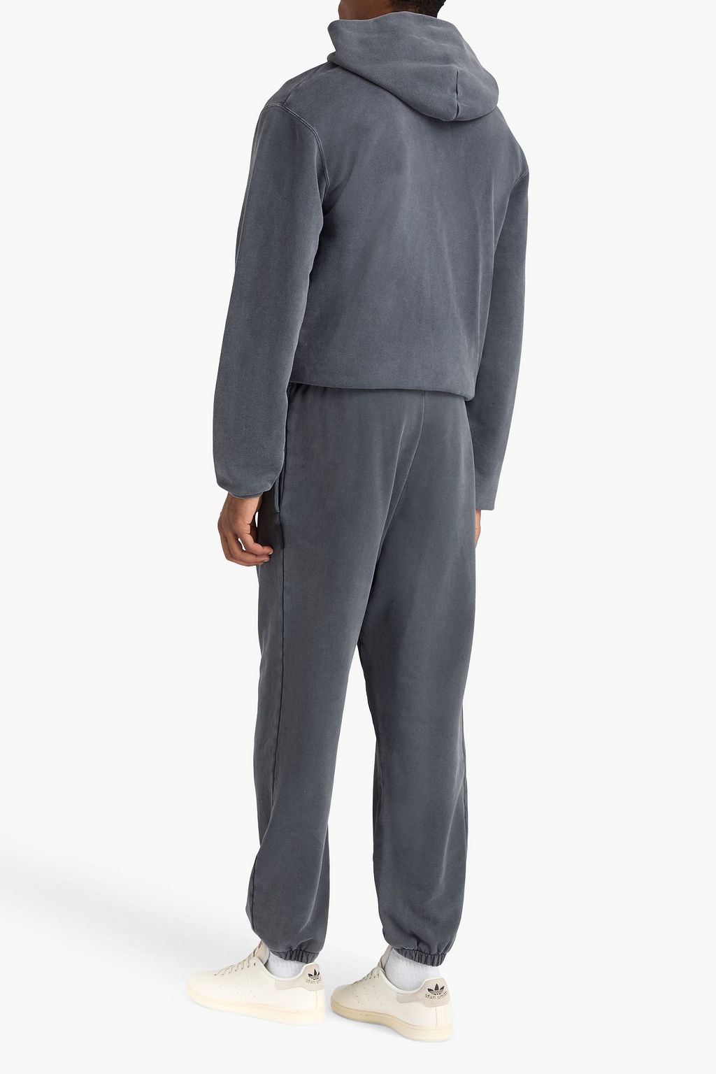 SANDRO French cotton-terry sweatpants