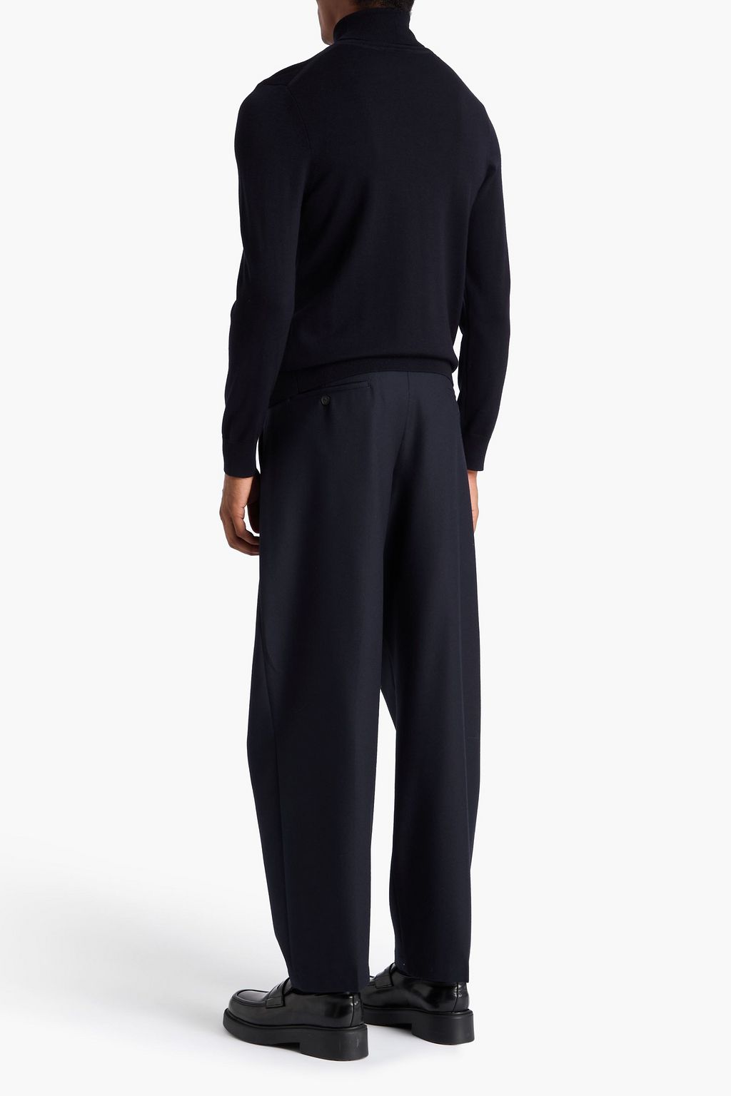 SANDRO Wool turtleneck sweater