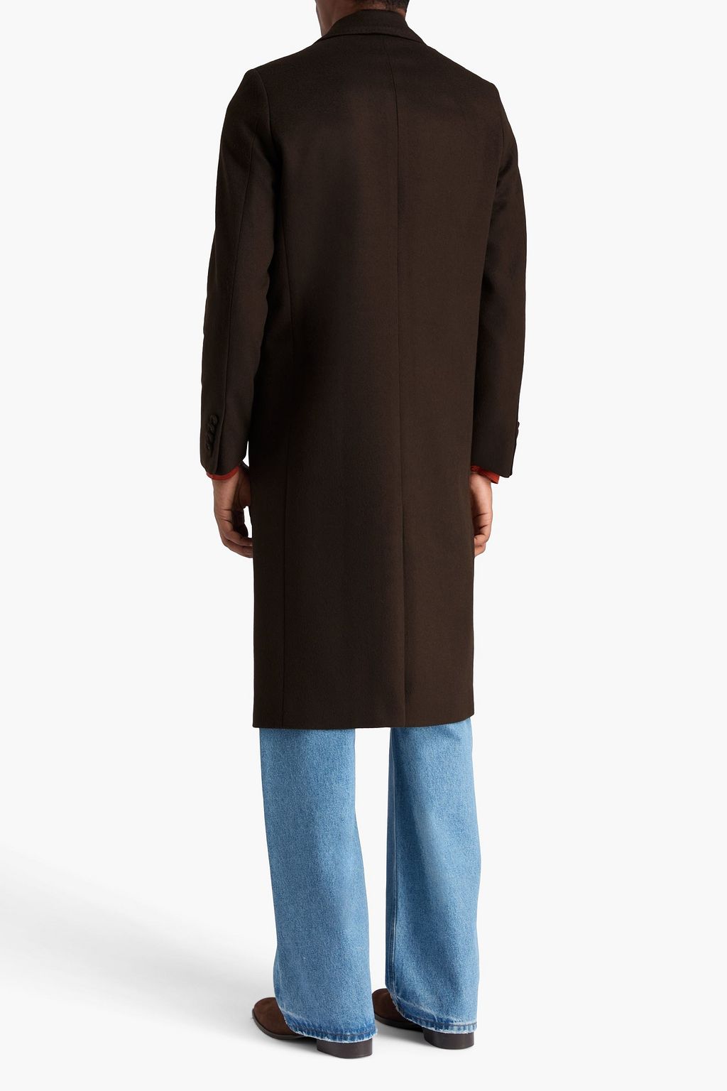 OFFICINE GÉNÉRALE Ionas brushed wool and cashmere-blend felt coat