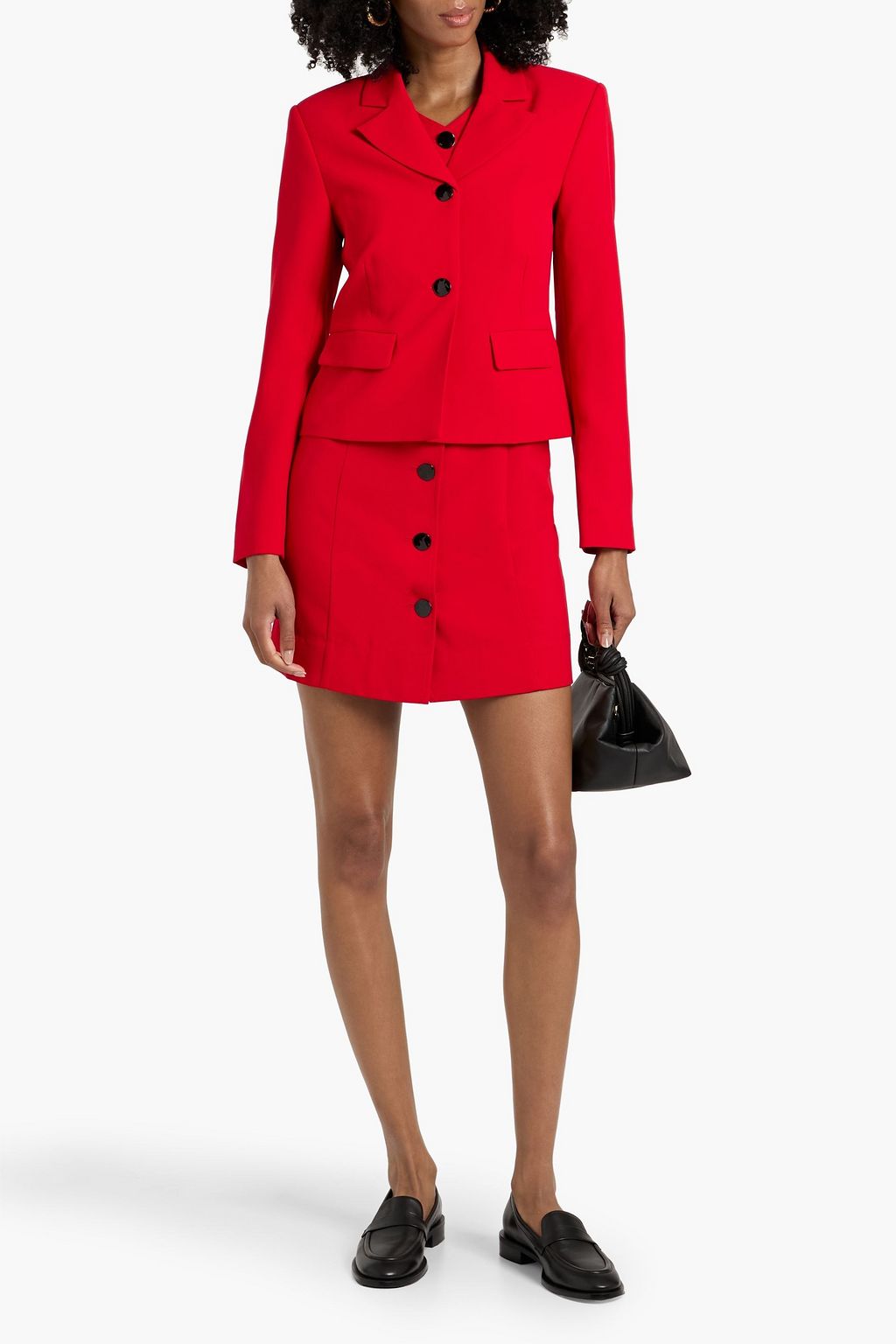 GANNI Twill blazer