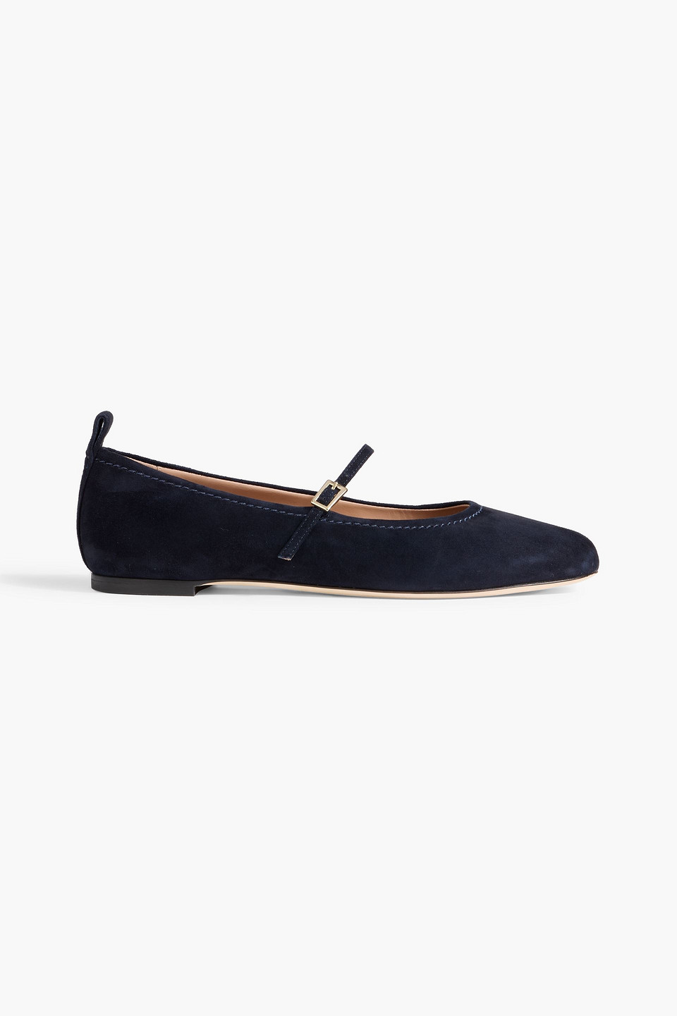 Martine suede Mary Jane flats