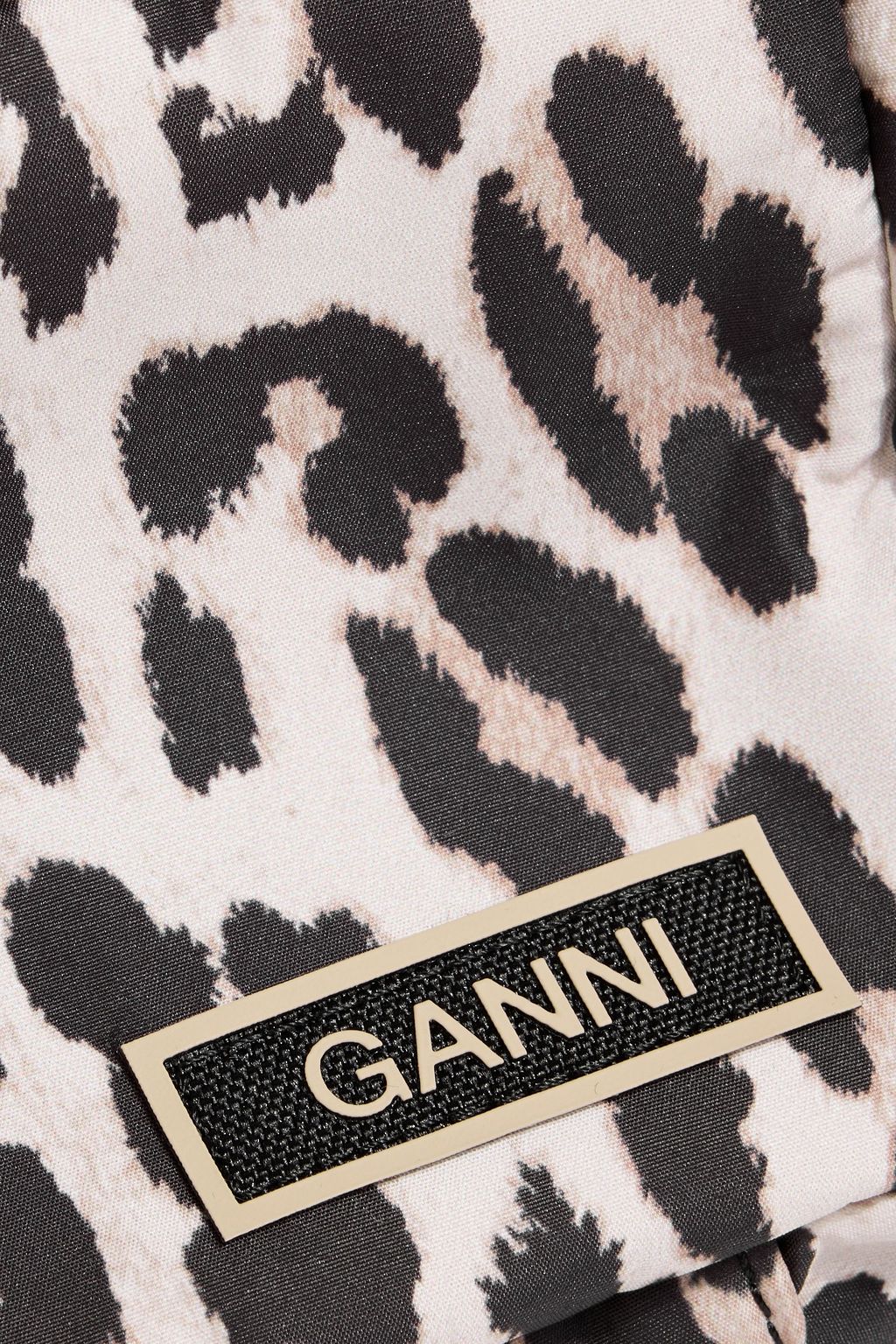 GANNI Festival leopard-print shell shoulder bag